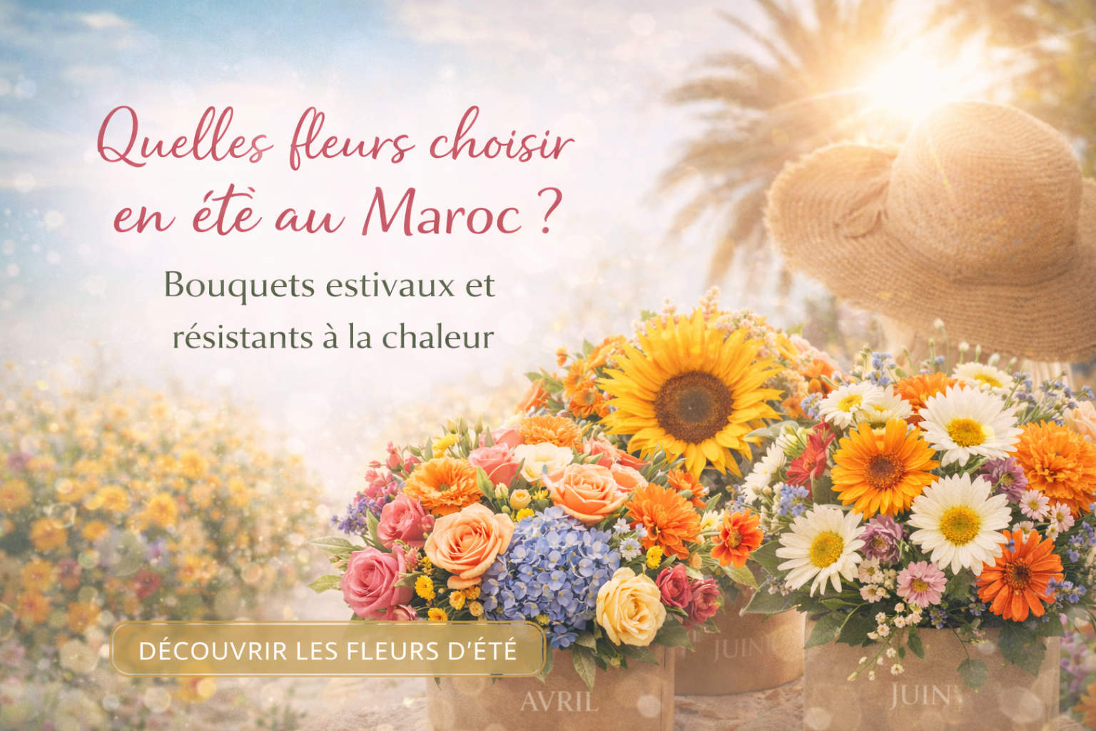 Fleurs Été Maroc 2026: Quelles variétés choisir pour un bouquet estival résistant ?
