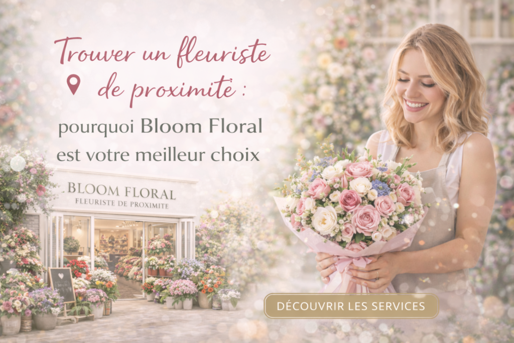 Fleuriste Proximité : Pourquoi Bloom Floral est votre meilleur choix local