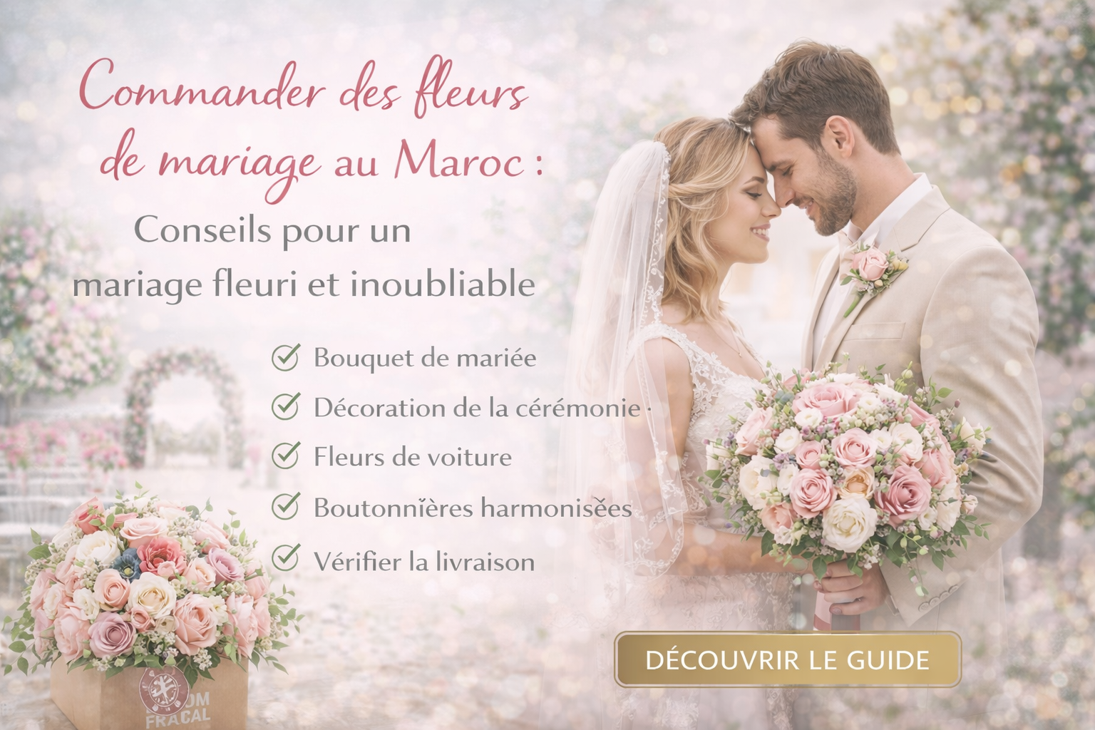 Fleur mariage Maroc : Les meilleures idées florales pour un mariage élégant en 2026