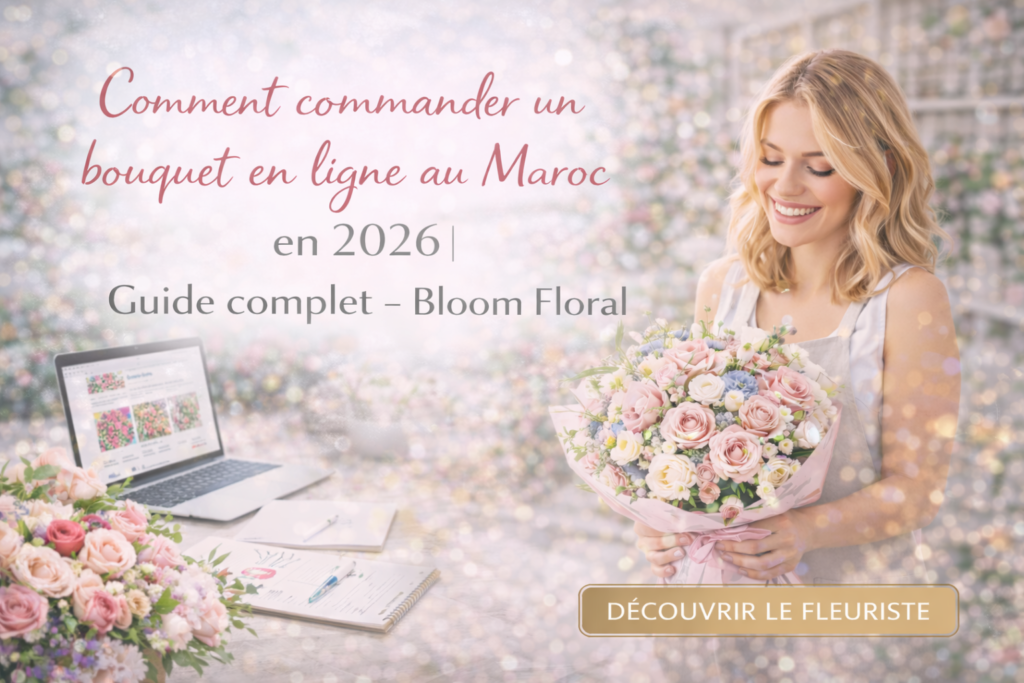 Comment commander un bouquet en ligne au Maroc en 2026| Guide complet – Bloom Floral