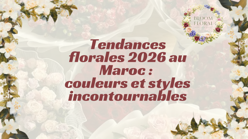 Tendances florales 2026 au Maroc : couleurs et styles incontournables