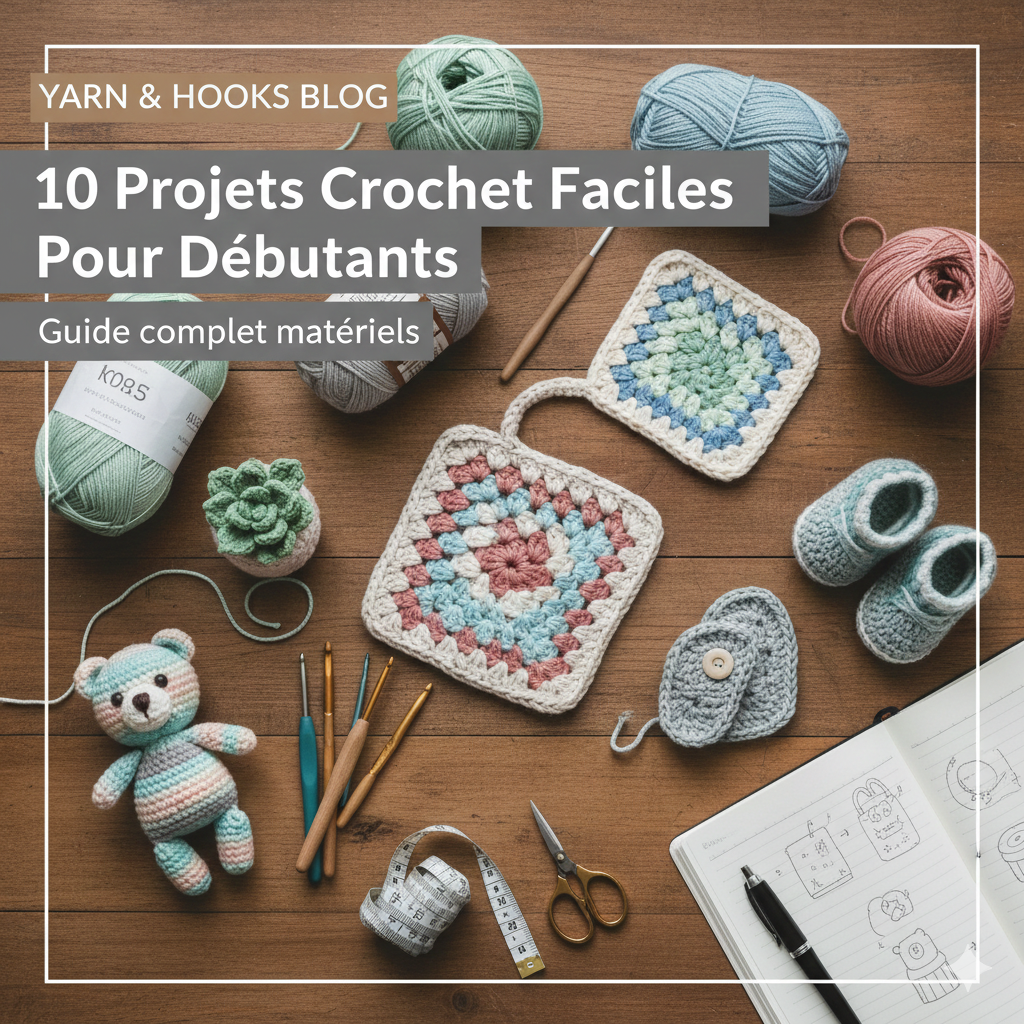 10 projets crochet faciles pour débutants