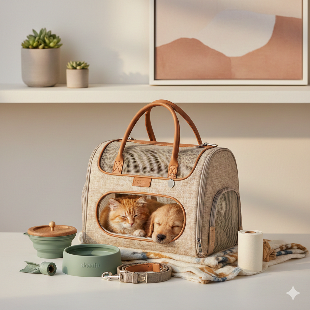 Checklist des accessoires pour voyager avec votre animal