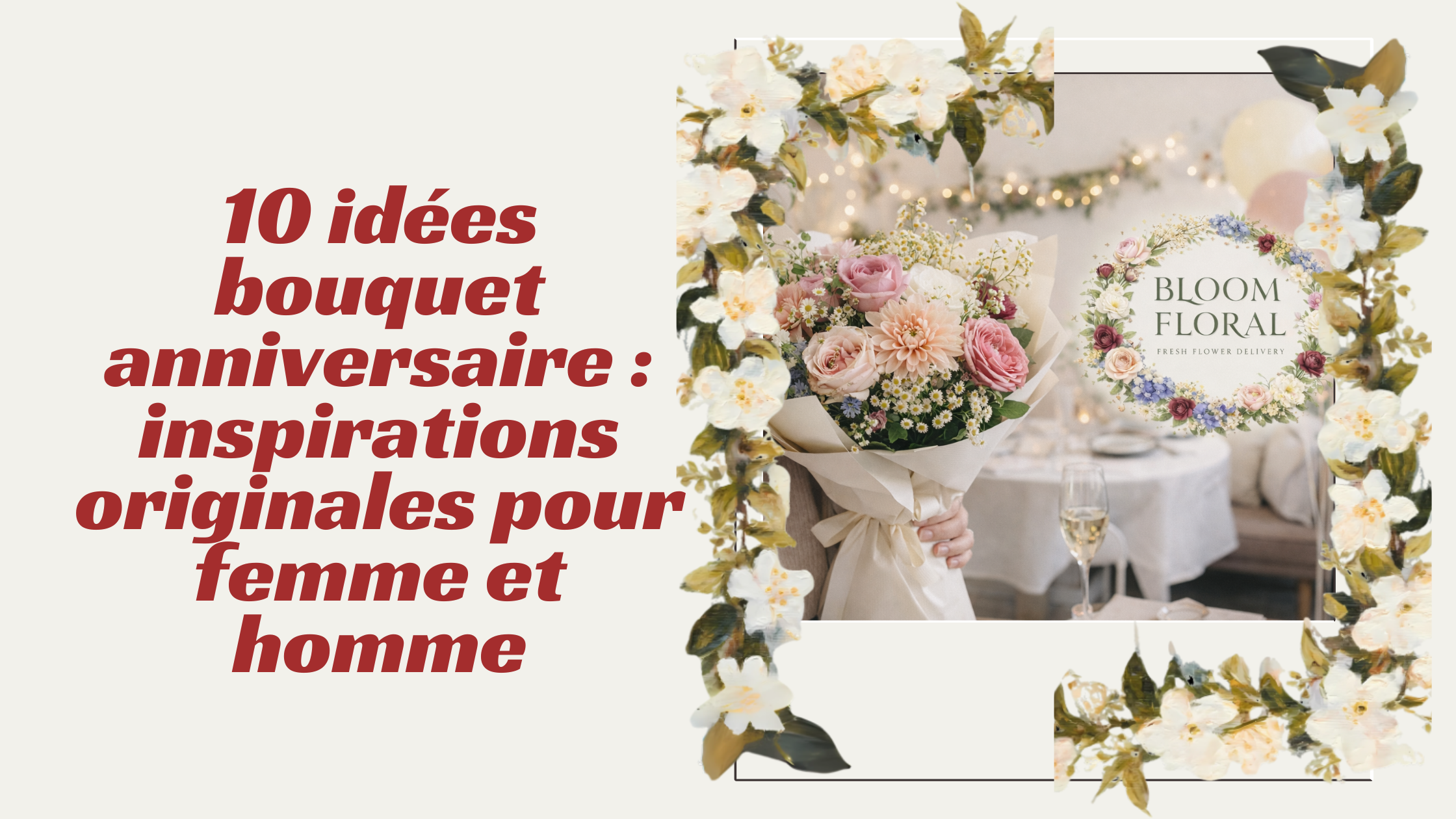 10 idées bouquet anniversaire : inspirations originales pour femme et homme