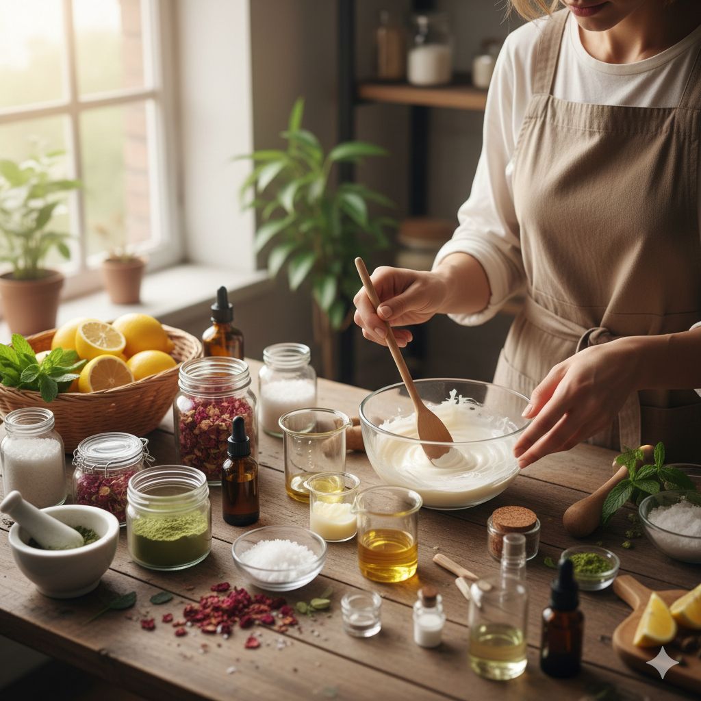 Comment fabriquer un produit cosmétique maison efficace ?
