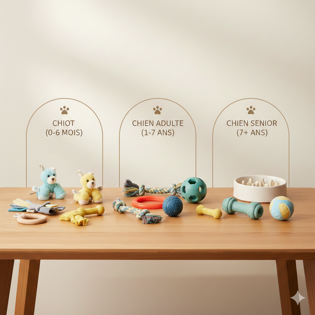 Quel jouet choisir selon l’âge de votre chien ?