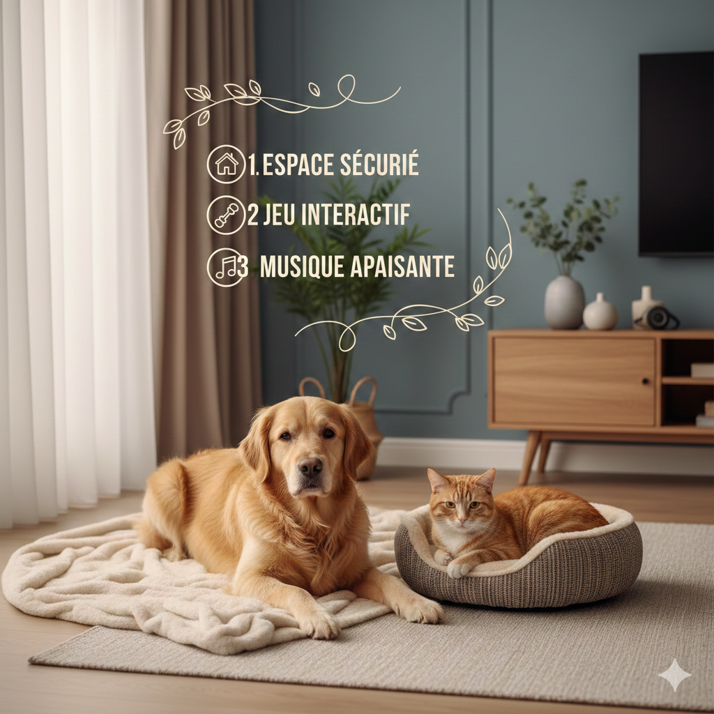 comment réduire le stress chez les animaux domestiques